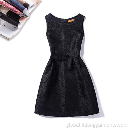 Formal Dresses Sleeveless Vintage Dress Little Black Dress For Lady Factory